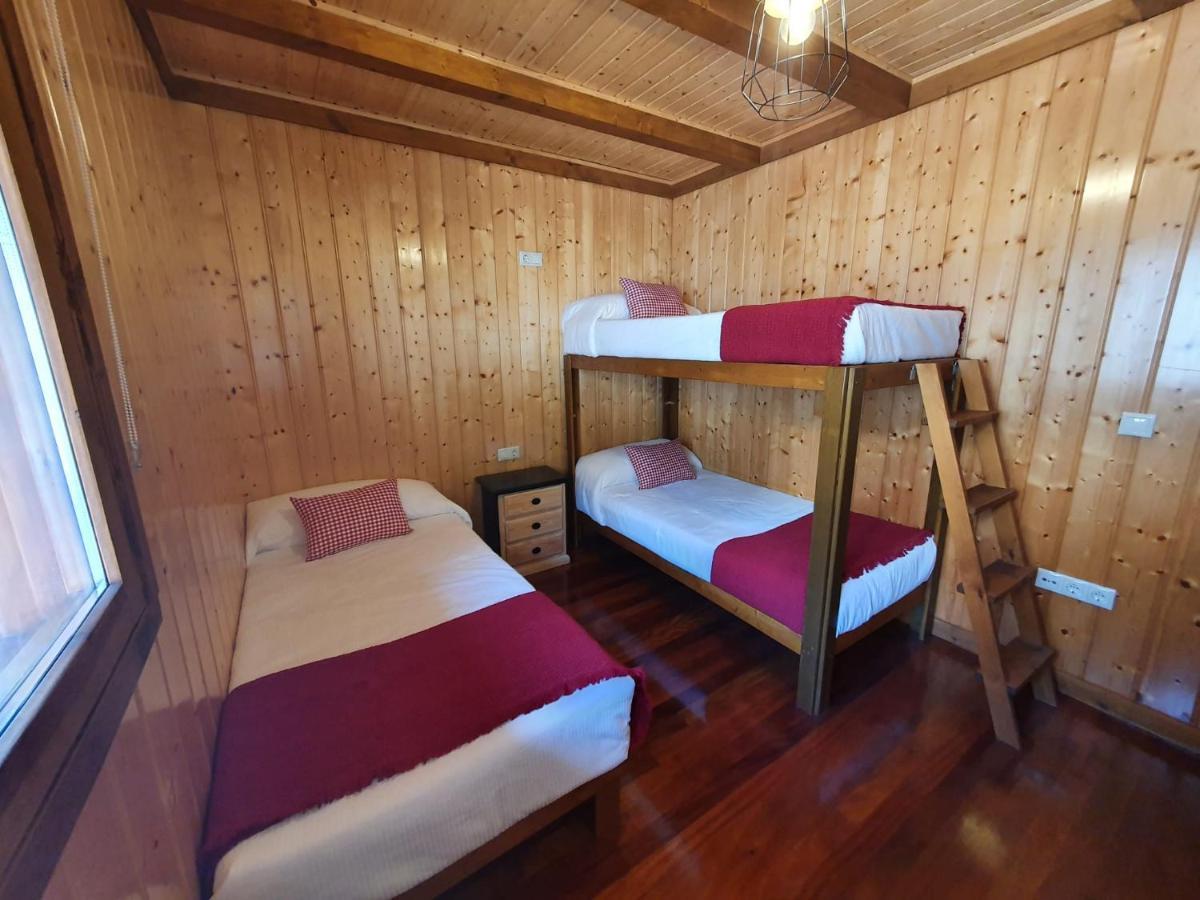 Вилла Casa De Madera Con Piscina Privada Понтеведра Экстерьер фото