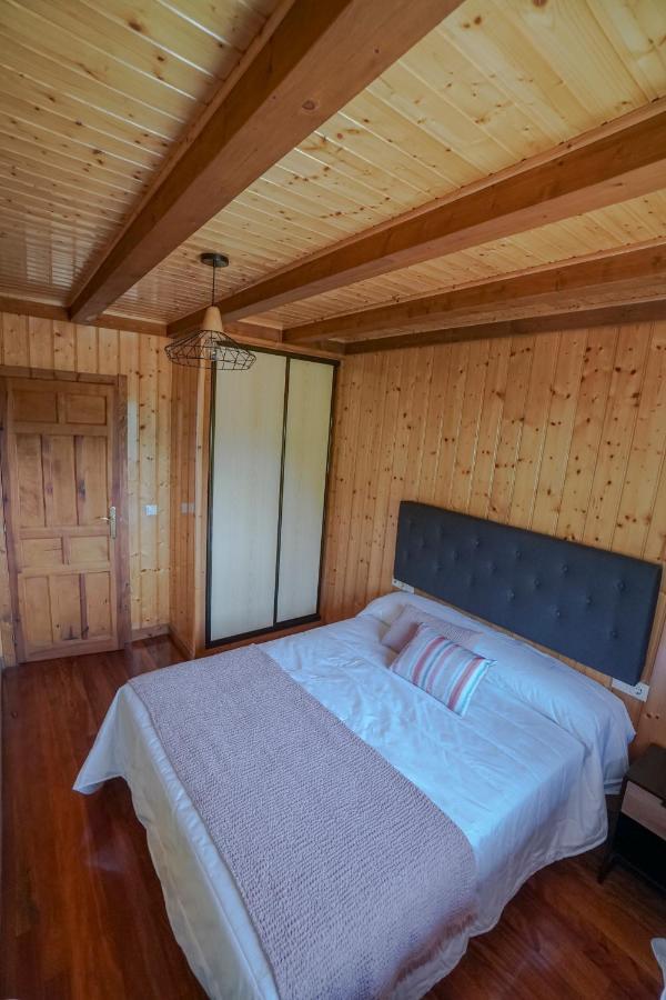 Вилла Casa De Madera Con Piscina Privada Понтеведра Экстерьер фото