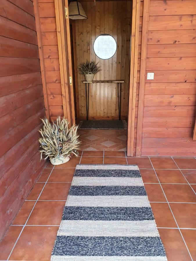 Вилла Casa De Madera Con Piscina Privada Понтеведра Экстерьер фото