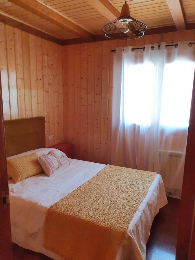 Вилла Casa De Madera Con Piscina Privada Понтеведра Экстерьер фото