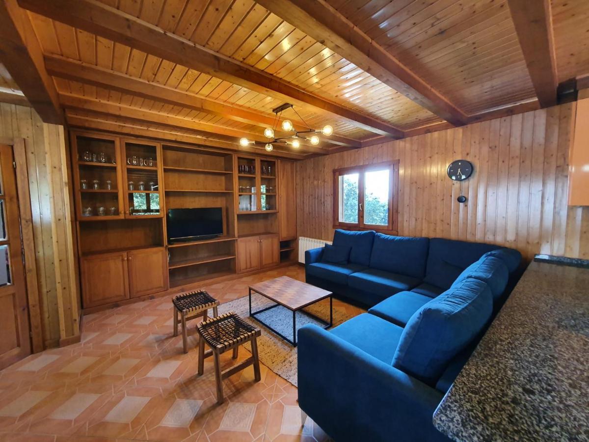Вилла Casa De Madera Con Piscina Privada Понтеведра Экстерьер фото